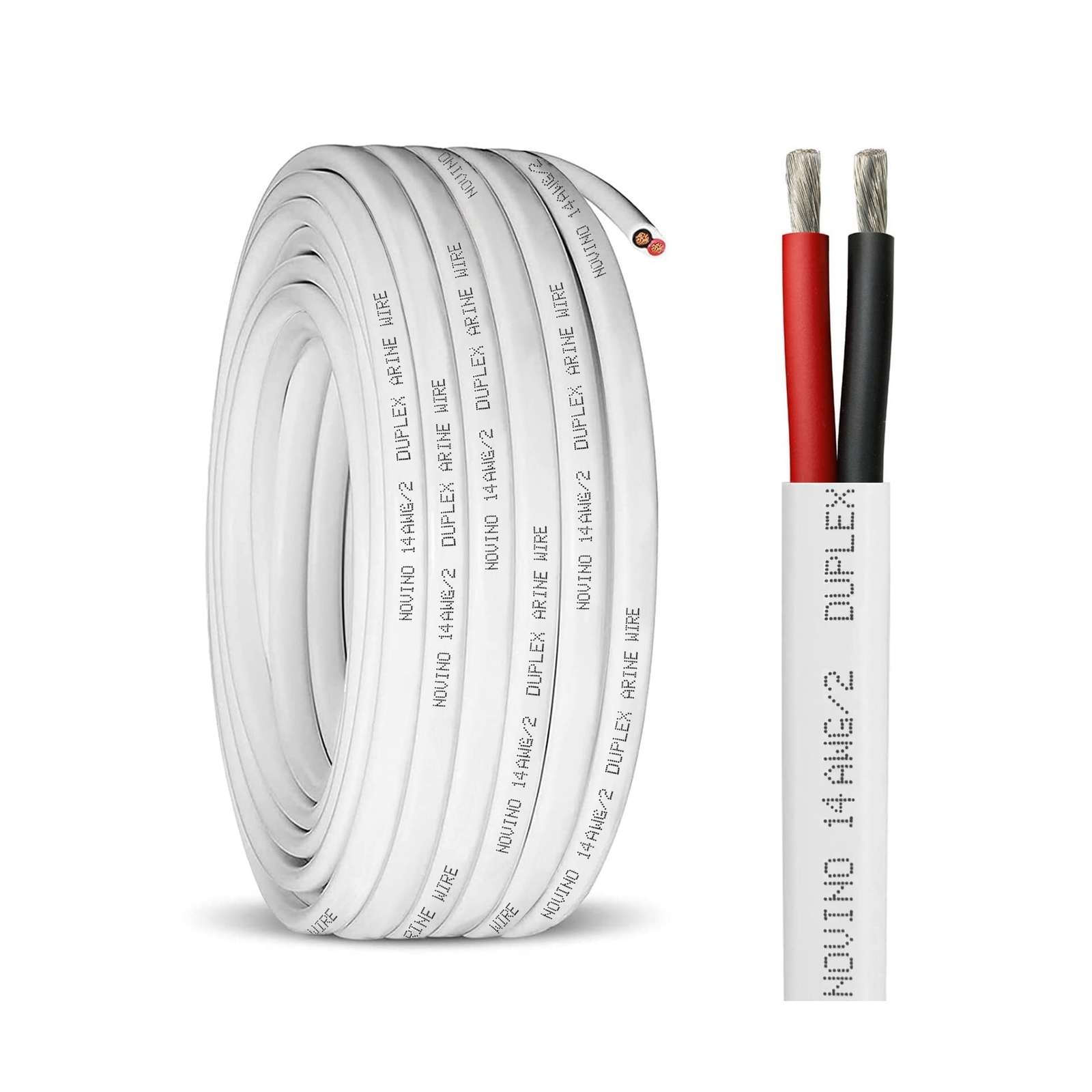 14 Gauge Marine Wire 100ft 14 AWG Duplex Marine Grade Wire Tinned 14-gauge-marine-wire-100ft-14-awg-duplex-marine-grade-wire-tinned