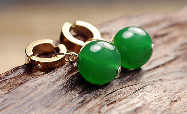 Anime Cosplay Earring Potara Earring Yellow Beads Green Beads