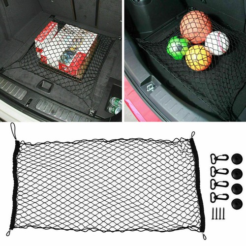XL Nylon Rear Cargo Organizer Trunk Mesh Net For BMW SUVs X1 X3 X5 X6 7