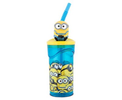 Minions Becher mit 3D Figur (350 ml) 7x7x23 cm