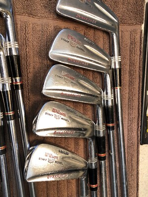 Vintage Wilson Staff CUSTOM # Dynapower Irons 2-Pw Sw - 1969