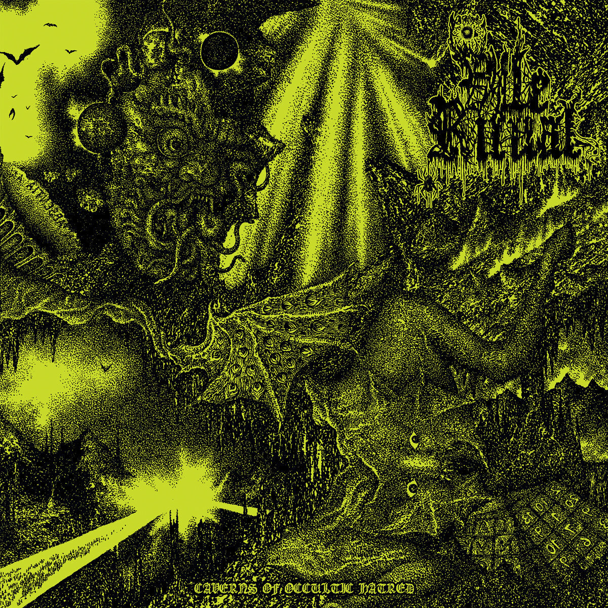 Vile Ritual Caverns of Occultic Hatred (Vinyl LP) 12" Album