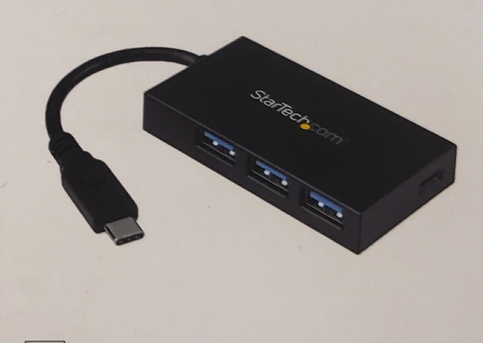 Star Tech 4Port USB 3.1 Gen 1 Hub-USB-C To 1x USB-C and 3x USB-A - Image 3 of 4