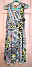 Magic Multi Color Medium Polyester Short Sleeve Dress