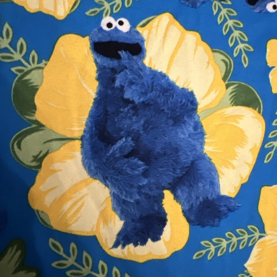 Pantalones de dormir Cookie Monster talla M 7/9 Plaza Sésamo Foto 2 de 3