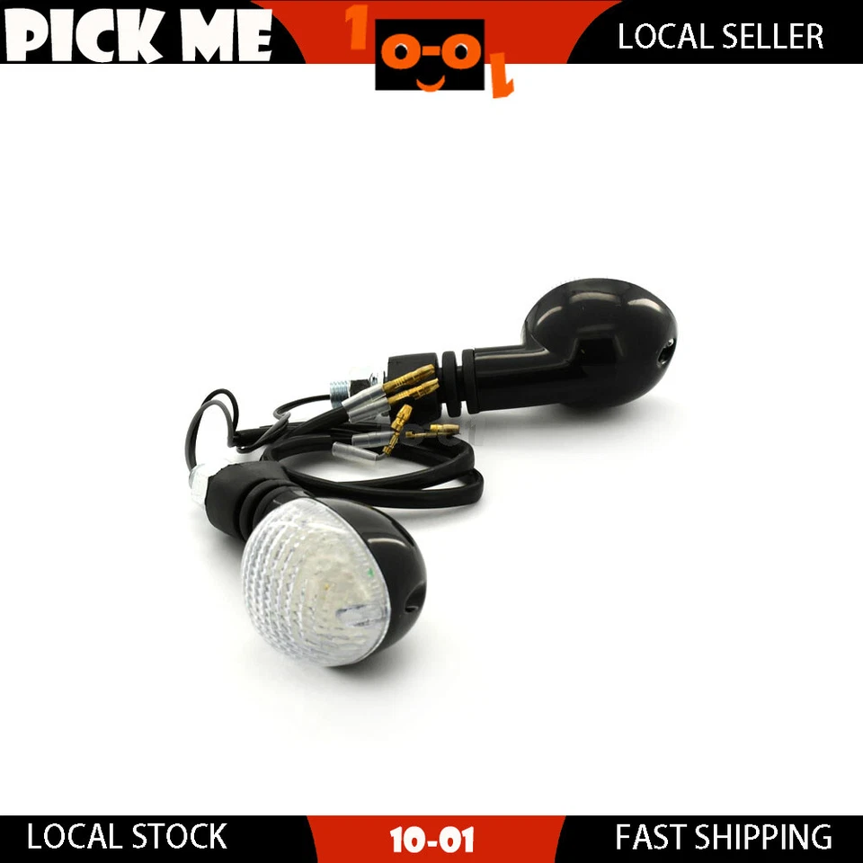 2X Indicador de Lente Transparente Bicicleta Suja Para Husaberg FE 550E/6 2005-2008 - Imagem 2 de 3