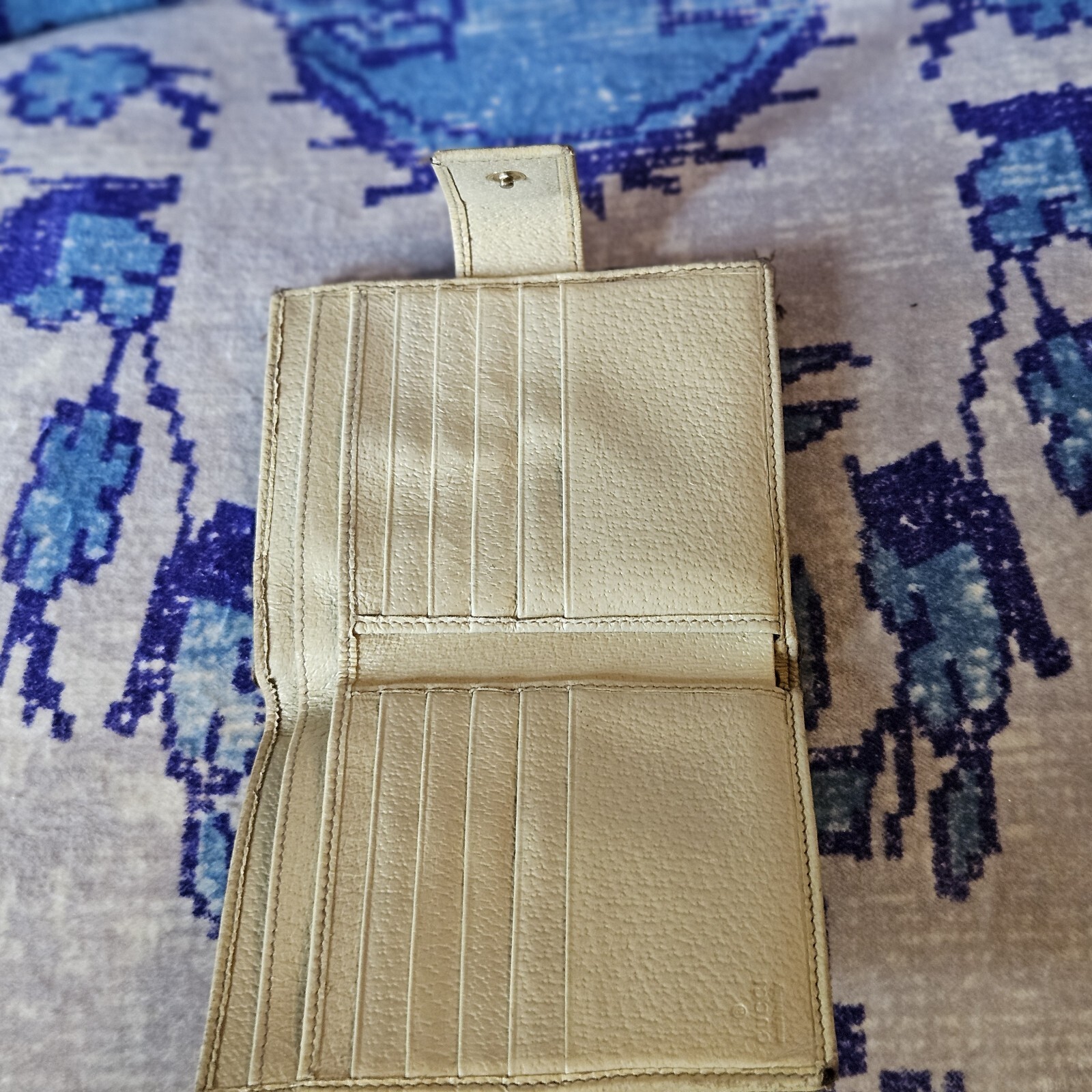 Gucci Monogram Eclipse Wallet Compact Canvas Leat… - image 9