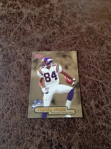 1998 Fleer Brilliants rookie Randy Moss #140 - Minnesota Vikings