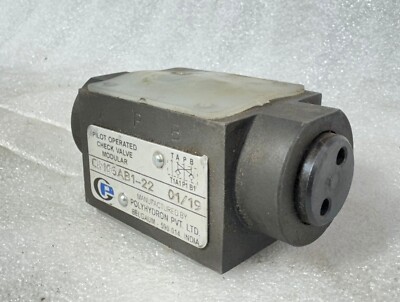 EPIROC / POLYHYDRON CIM06AB1-22 PILOT OPERATED CHECK VALVE MODULAR