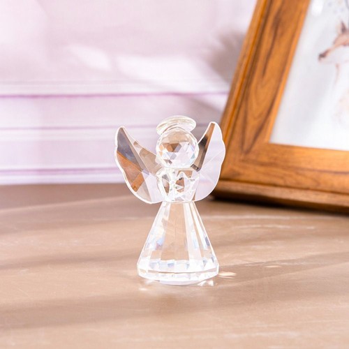 Gift Crystal Angel Statue Crafts Table Ornament Living Room - Picture 6 of 17