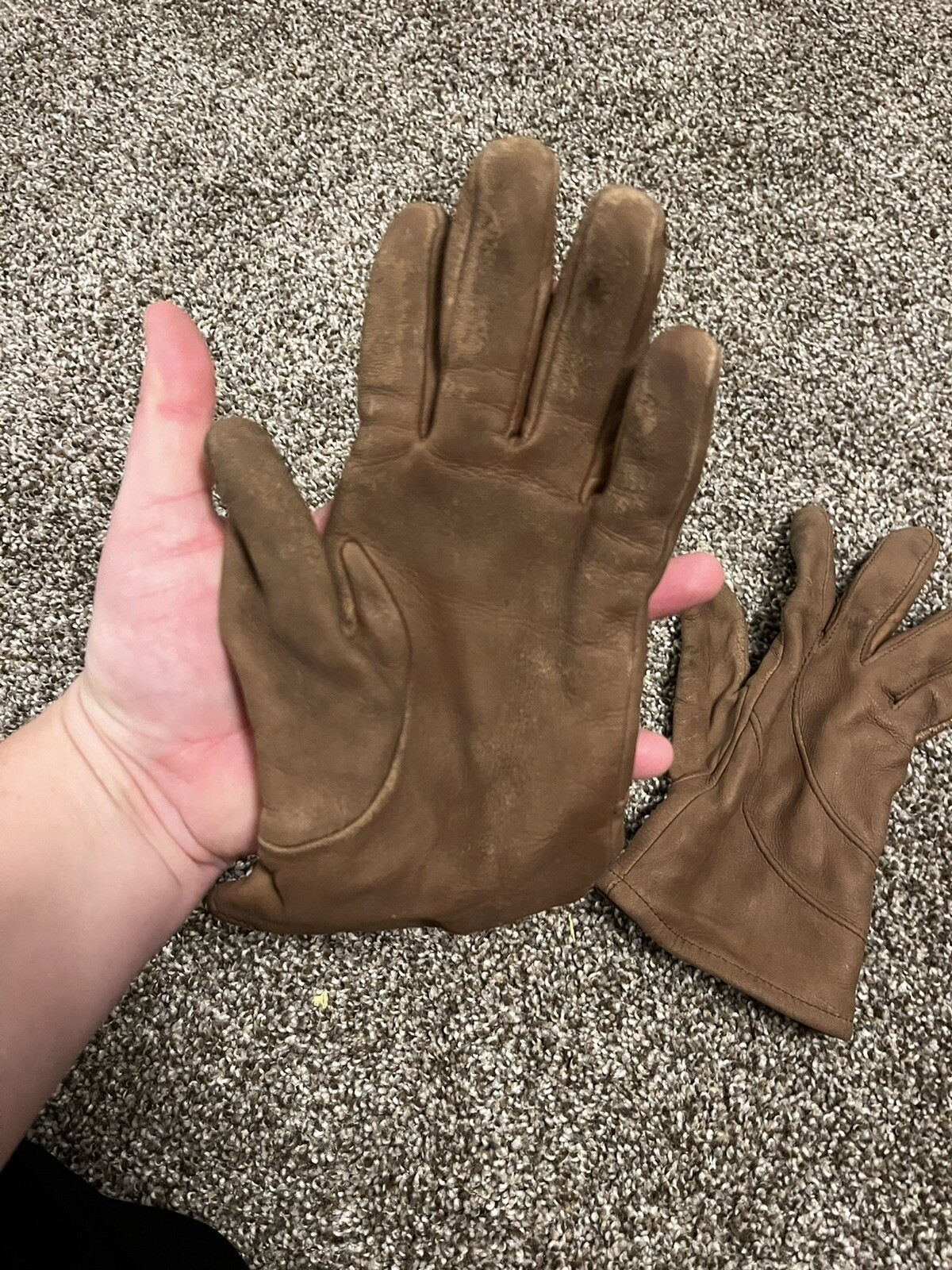 Vintage leather gloves eBay
