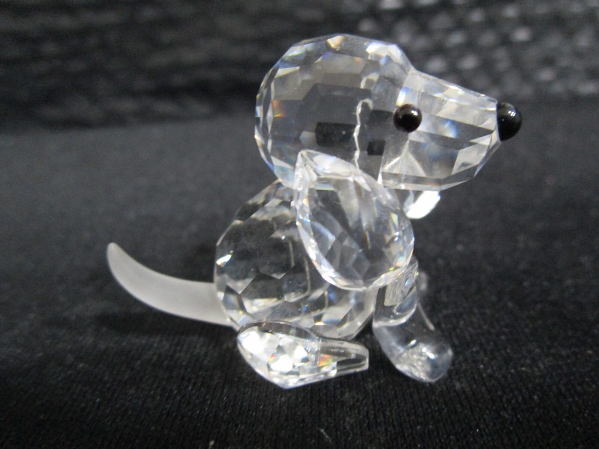 Swarovski - Sitting Beagle - Crystal Dog Figurine - In Blue Box | eBay