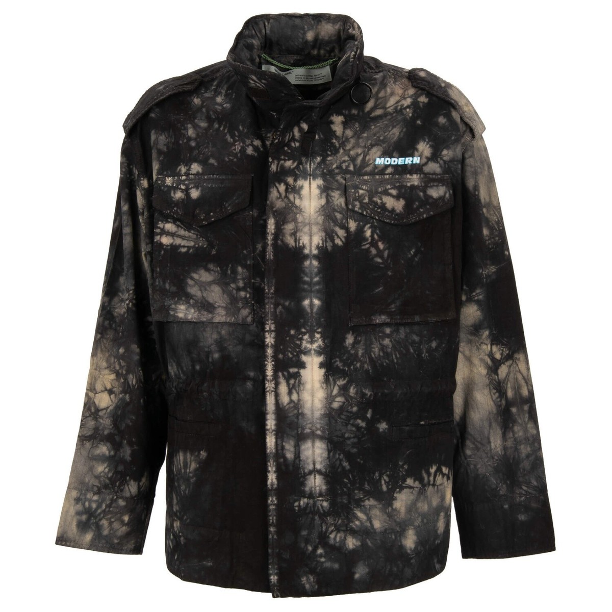 OFF-WHITE Virgil Abloh Tie-Dye New Field Jacket with Hood