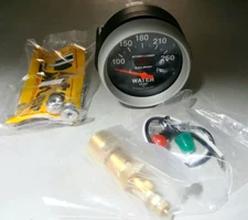 Auto Meter Sport-Comp Electric Water Temp Gauge 100-250F 2-5/8" Short Sweep NEW