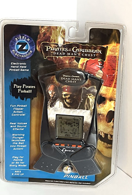 Pirates the Caribbean 2006 Hand Held Pinball Electronic Game Dead Man's Chest