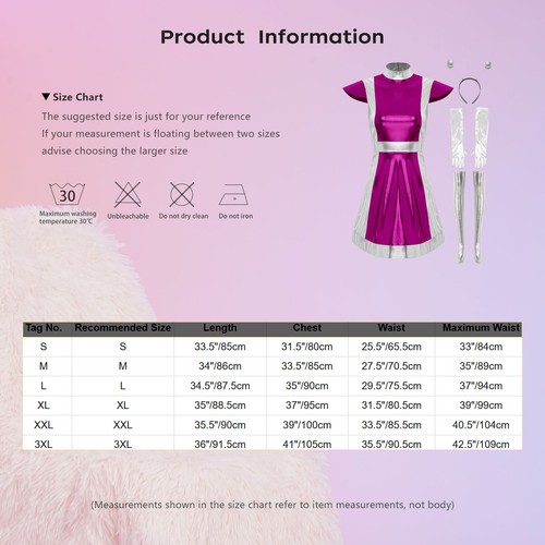 Costume da combattente spaziale donna Halloween alieno cosplay vestito fantasia - Foto 24 di 27