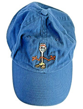 Disney Pixar Toy Story 4 Forky Kids' Blue Adjustable Baseball Cap NWOT