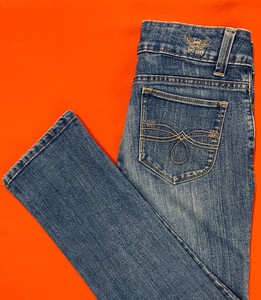 lee perfect fit jeans just below the waist
