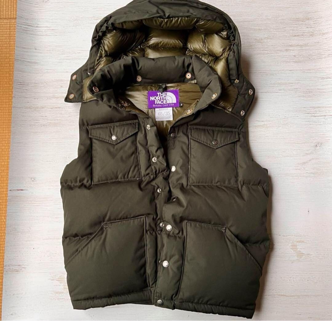トップス THE NORTH FACE 65/35 Angle Vest THE NORTH FACE PURPLE LABEL Down Vest 65/35 Bayhead Cloth