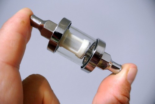 HARDRIVE 820-2647 5/16" INLINE GLASS BODY SEE-FLOW FUEL FILTER 3 1/4" NEW - Picture 1 of 2