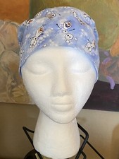 Scrub, Chemo, Nurses, Dental, Chefs Caps w/buttons, Olaf.