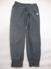 FILA Size S Womens Black Cotton Blend Drawstring Fleece Jogger Track Pants 811