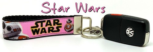 Sci Fi Schlüsselanhänger Armband Schlüsselanhänger 1" breit Reißverschluss Ziehen Kameragurt Mädchen pink - Bild 3 von 10