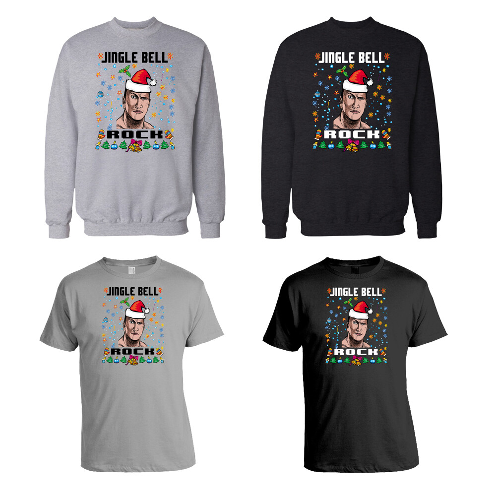 Jingle Bell Rock The Rock Inspired Christmas Jumper'/T-Shirt 2024