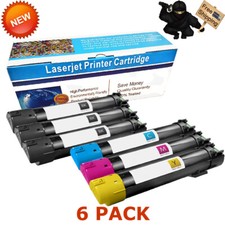 6 PK 5130 CMYKKK Color Toner Set For Dell Laserjet 5130 5130CDN 5120CDN 5140CDN