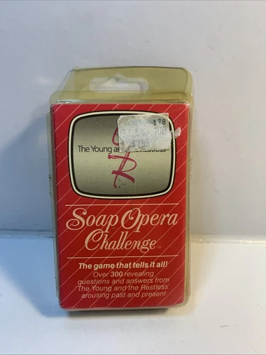 Soap Opera Challenge Young & The Restless Vintage Card Game  In Package