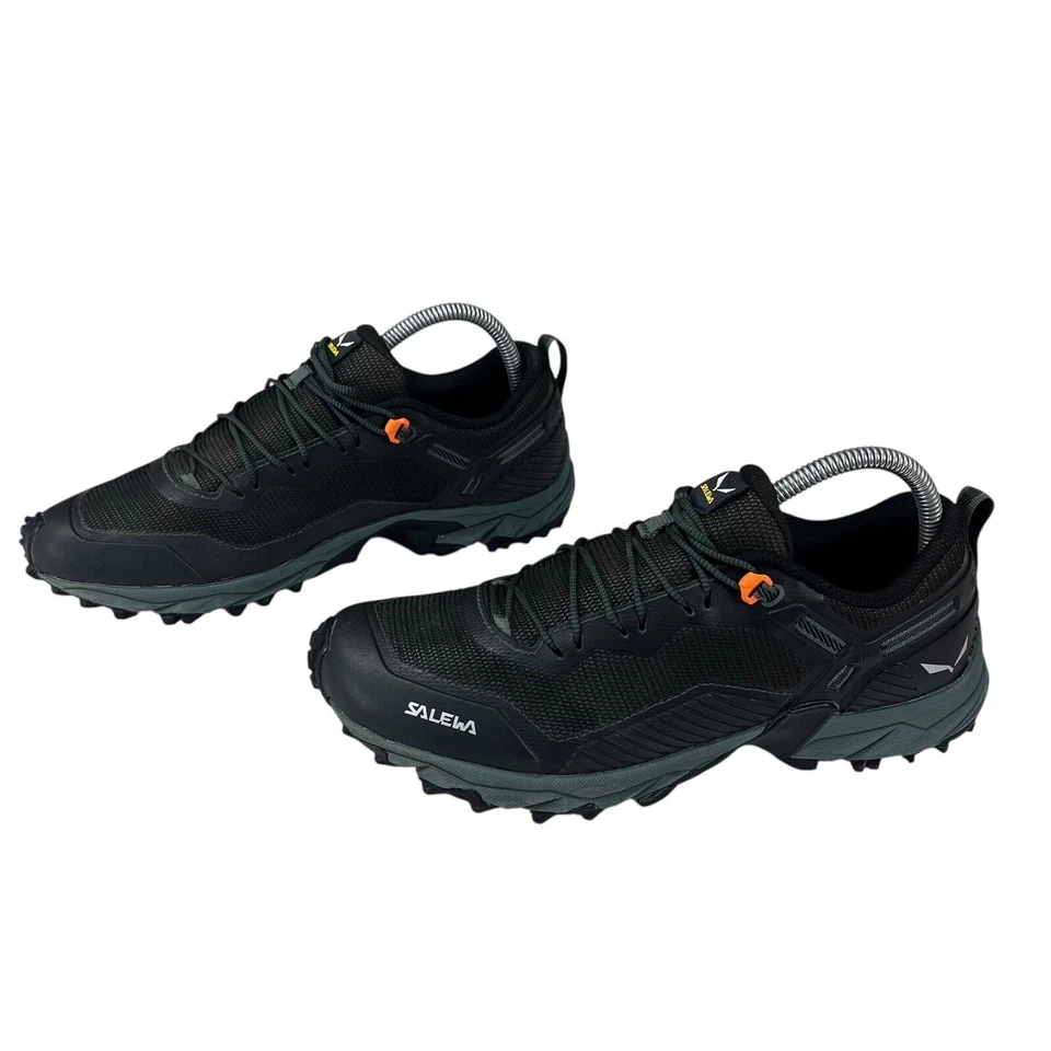 Salewa MS Ultra Train 3 Tenis de Senderismo para Hombres Gris Trail Running Aire Libre Zapatos Foto 3 de 4