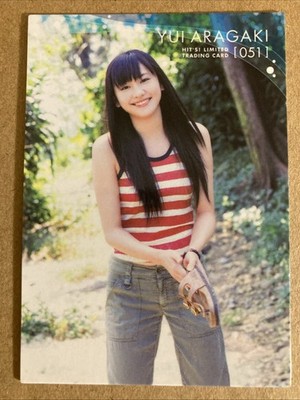 2006 YUI ARAGAKI HIT'S LIMITED TRADING BASE CARD 051