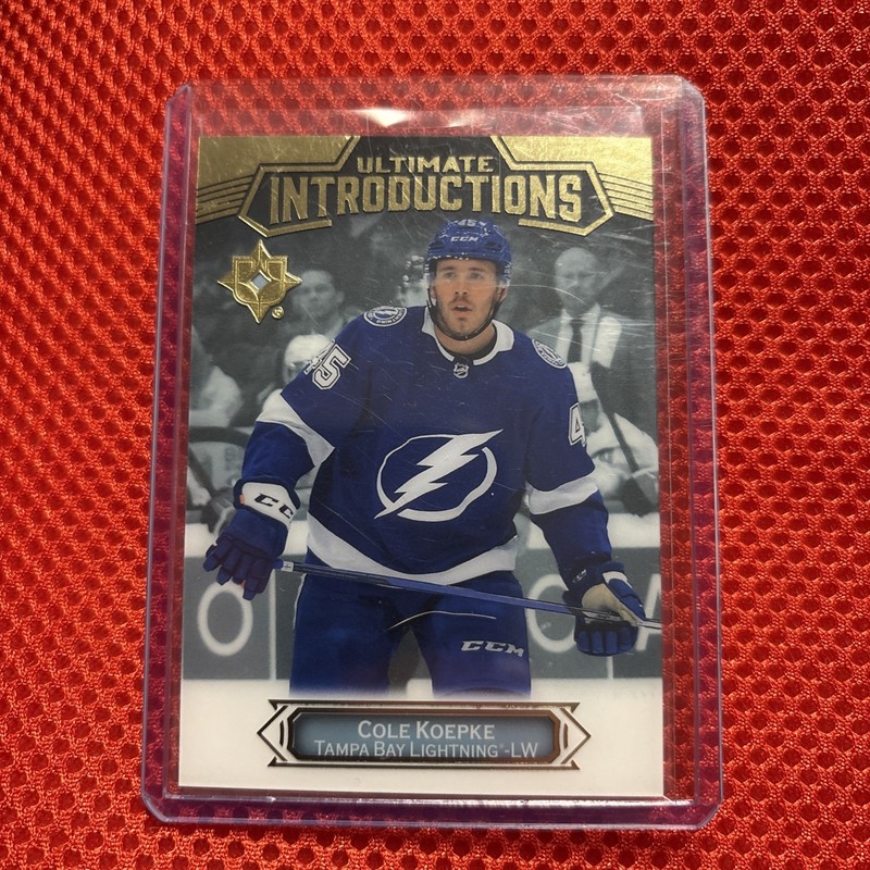 2022 Upper Deck Ultimate Collection Introductions Cole Koepke #UI-87 READ 1d9x