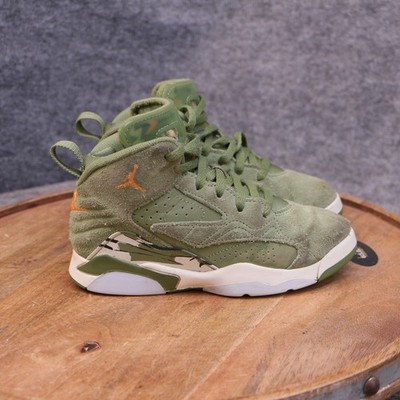 Nike Air Jordan MVP Sky J LT PS Kids Size 12C Olive/Sail Sneakers DZ5578-300