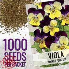Seed Needs Johnny Jump Up Viola Seeds Heirloom Open Pollinated Butterfly Garden
