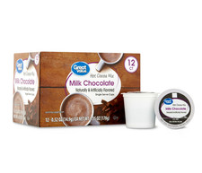 Great Value Milk Chocolate Hot Cocoa Mix, 12 Ct, Single Serve Cups