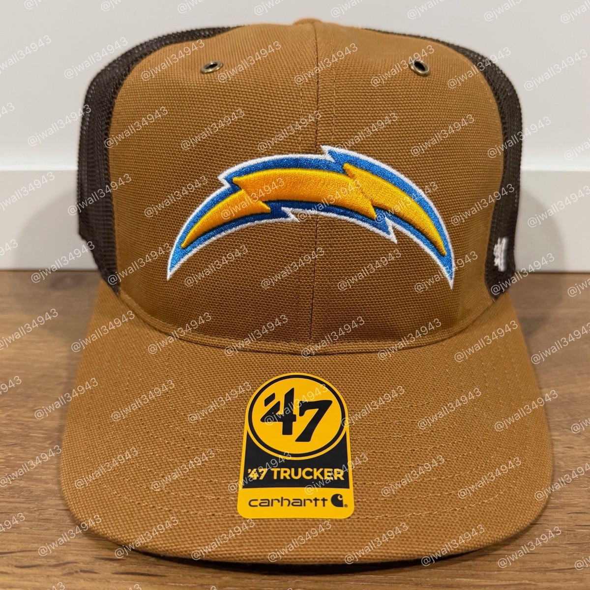 Los Angeles Chargers Carhartt x '47 Trucker Adjustable Snapback