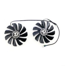 2 PCS Cooling Fans for POWERCOLOR RX 5700XT 5700 5600XT Red Dragon