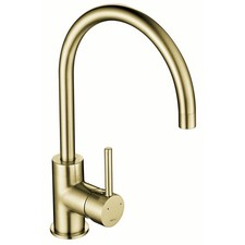 Courbe curve 1810 tap Brushed Gold Brass (PVD Coated)