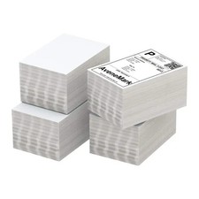 2000 x Fanfold Thermische Versandetiketten - 2.000 Etiketten 4" x 6" passt zdesigner
