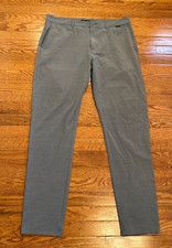 Travis Mathew Performance Golf Chino Pants Mens 36x32 Gray Stretch Active