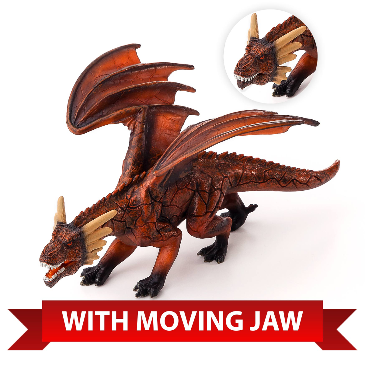 FIRE DRAGON Fantasy action toys figures play model figurine mythical legend