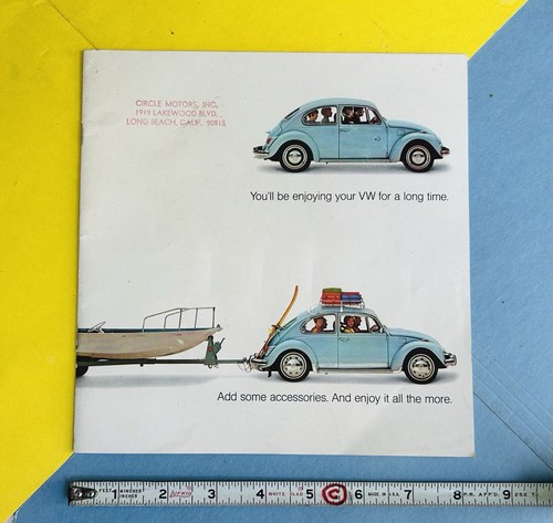 Vintage 1970 VW ACCESSORIES DEALERS BROCHURE All
