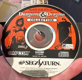 Sega Saturn Dungeons & Dragons Collection Japanese Game Software Tested 14+