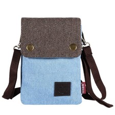 Dlames Canvas Small Cute Crossbody Cell Phone Purse Wallet Bag with Shoulder ...