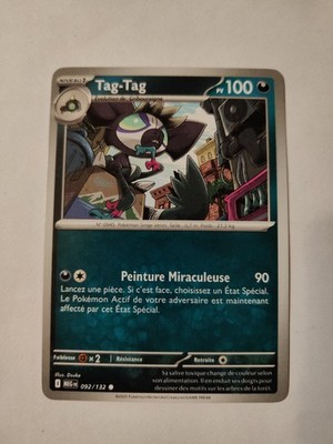Pokemon Karte - Tag-Tag 092/132 - Mega Evolution ME01
