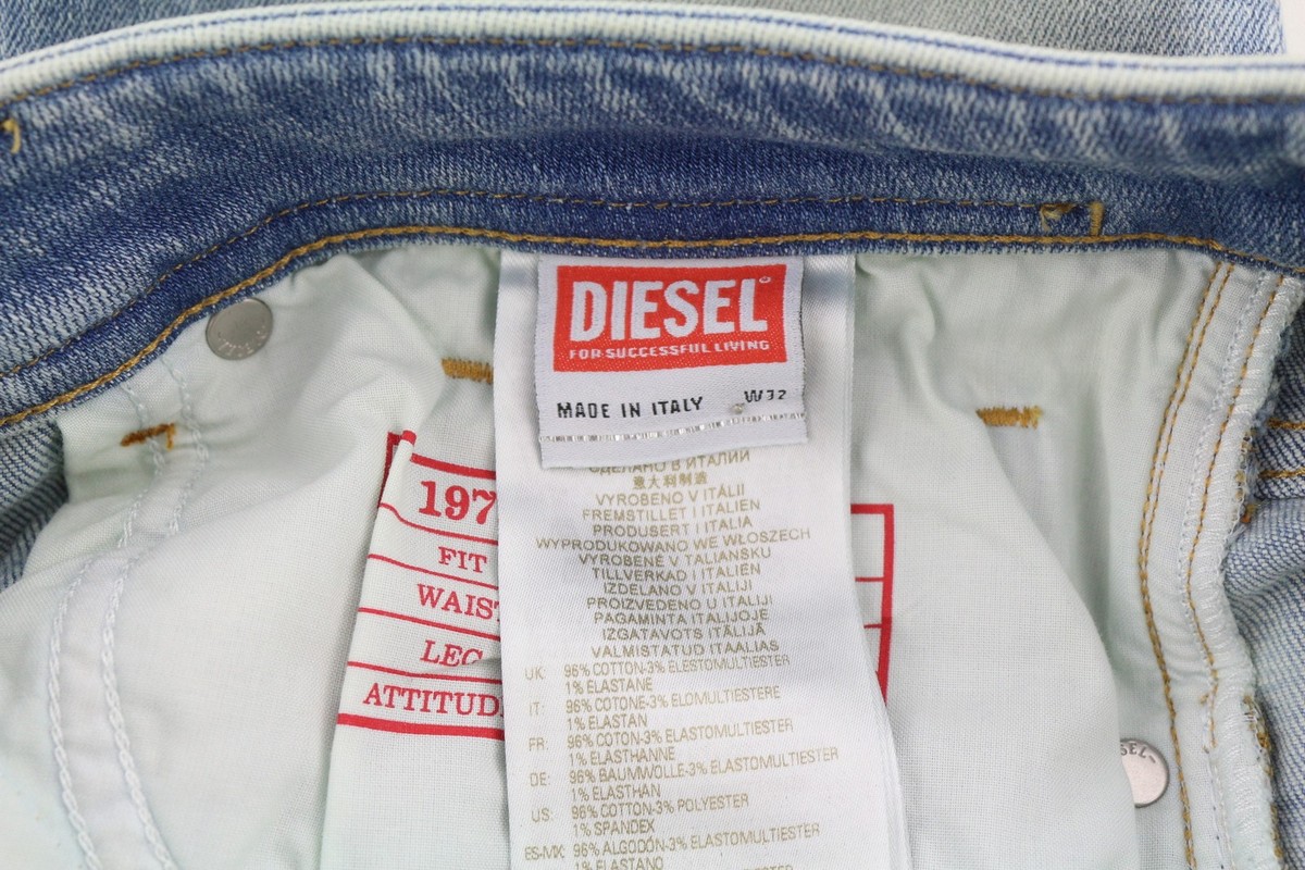DIESEL 1979 Sleenker 09F08 Men Jeans W32/L32 Low Waist