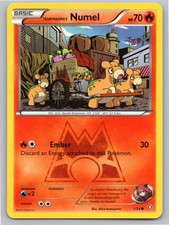 2015 POKEMON DOUBLE CRISIS TEAM MAGMA'S NUMEL 1/34 C NM A105893 FREE S&H