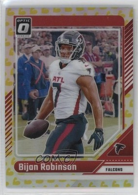 2024 Panini Donruss Optic Flex Prizm 66/149 Bijan Robinson #8 1i1m