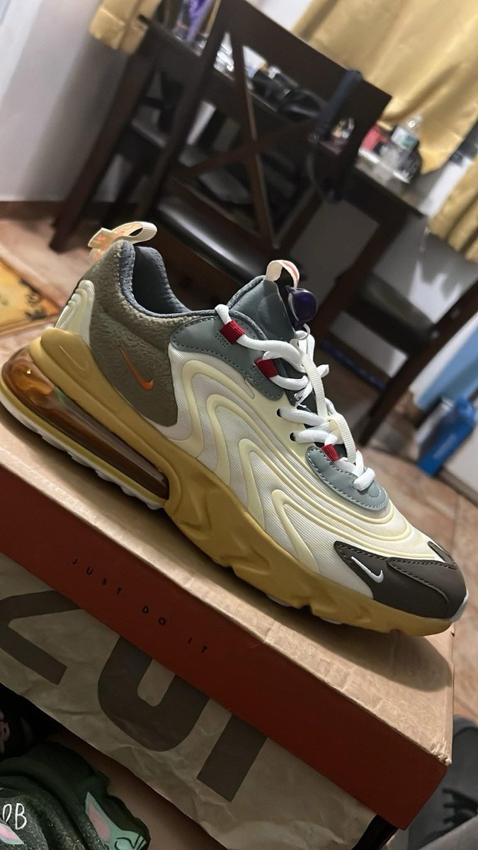 Size 12 Travis Scott x Nike Air Max 270 React ENG Cactus Trails